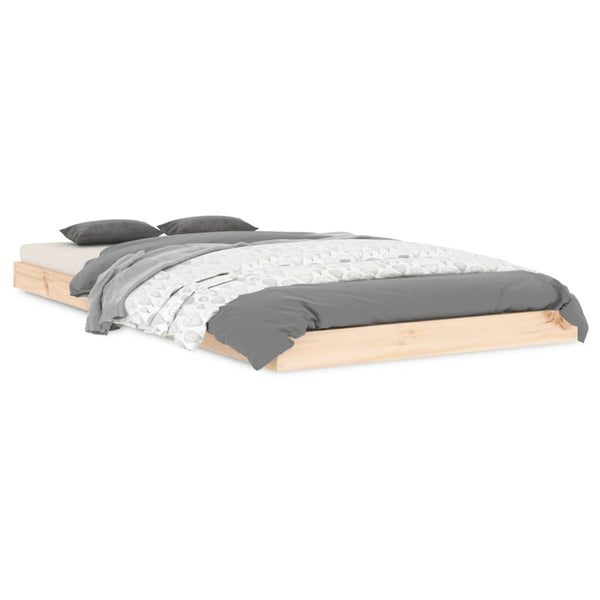 Vidaxl Bed Frame Without Mattress 90X190 Cm Solid Wood Pine Single Bed Frames