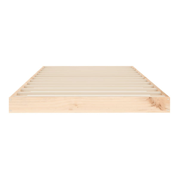 Vidaxl Bed Frame Without Mattress 90X190 Cm Solid Wood Pine Single Bed Frames