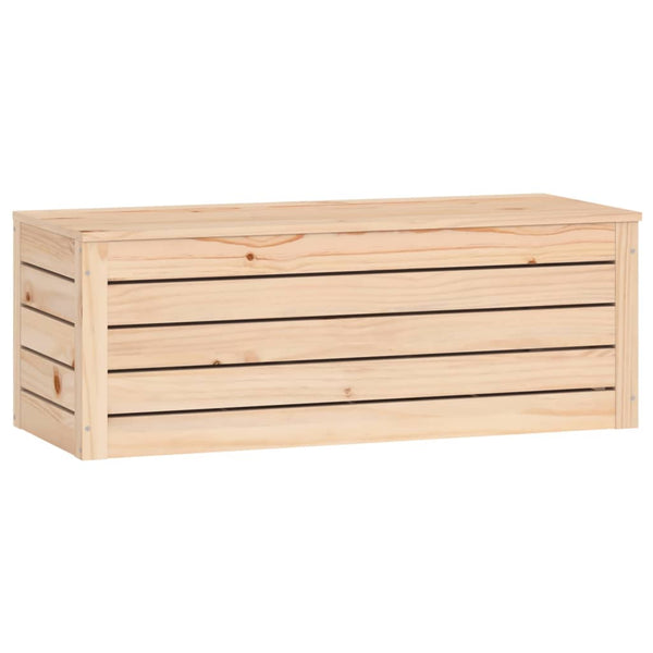 Vidaxl Storage Box 89X36.5X33 Cm Solid Wood Pine Storage Boxes