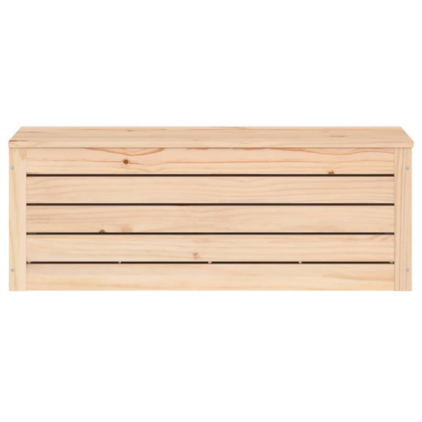 Vidaxl Storage Box 89X36.5X33 Cm Solid Wood Pine Storage Boxes