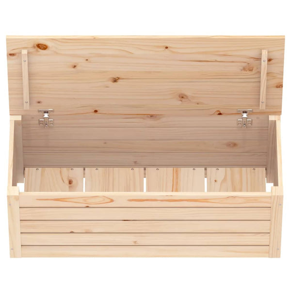 Vidaxl Storage Box 89X36.5X33 Cm Solid Wood Pine Storage Boxes