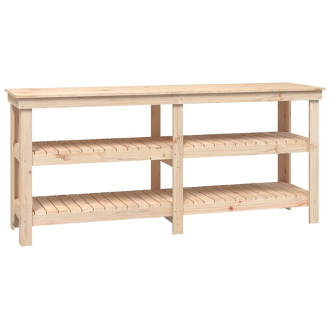 Vidaxl Work Bench 181X50x80 Cm Solid Wood Pine Work Benches