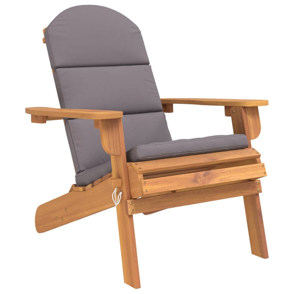 Vidaxl 3 Piece Adirondack Garden Lounge Set Solid Wood Acacia Loungers