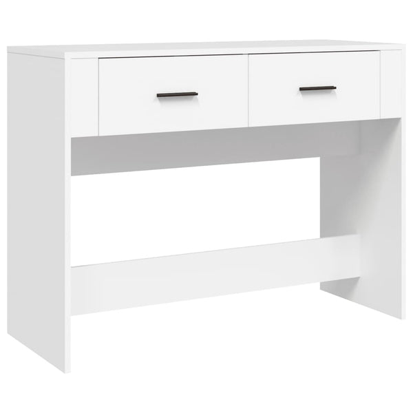 Console Table White 100X39x75 Cm Engineered Wood Tables
