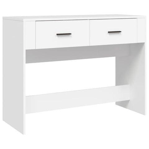 Console Table White 100X39x75 Cm Engineered Wood Tables
