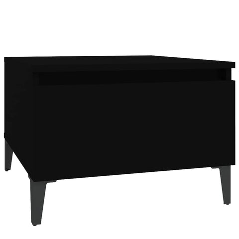 Side Table Black 50X46x35 Cm Engineered Wood Side Tables