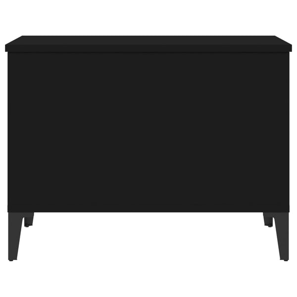 Coffee Table Black 60X44.5X45 Cm Engineered Wood Coffee Tables