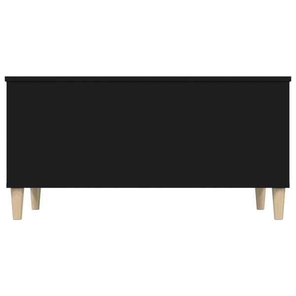 Coffee Table Black 90X44.5X45 Cm Engineered Wood Coffee Tables