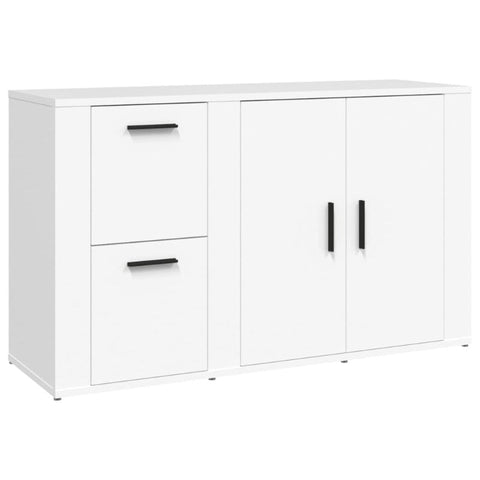 Sideboard White 100X33x59.5 Cm Engineered Wood Sideboards & Buffets