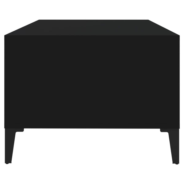 Vidaxl Coffee Table Black 90X50x36.5 Cm Engineered Wood Coffee Tables