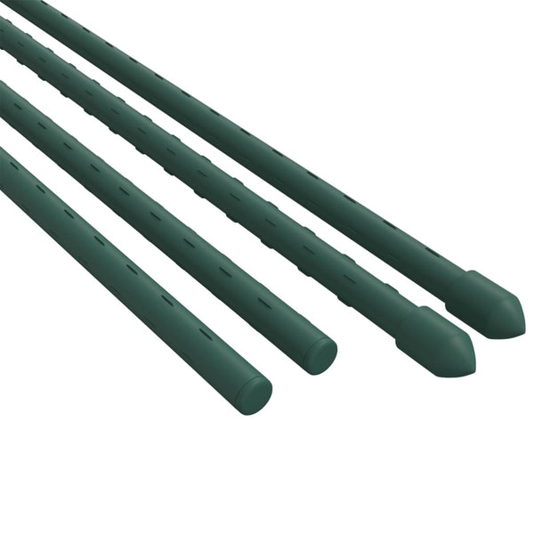 Garden Plant Stakes 30 Pcs Green 180 Cm Steel Plant Ties & Supports