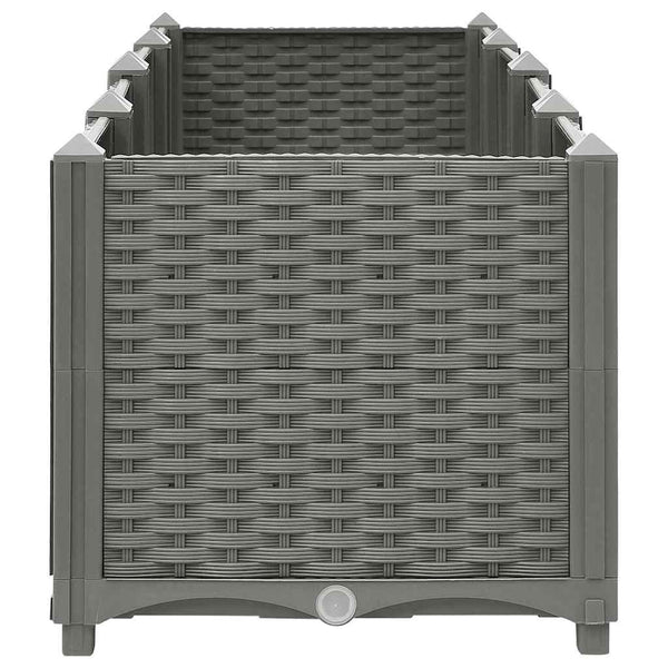 Vidaxl Raised Bed 160X40x38 Cm Polypropylene Raised Garden Beds