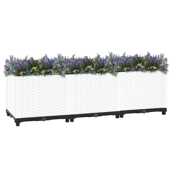 Vidaxl Raised Bed 120X40x38 Cm Polypropylene Raised Garden Beds