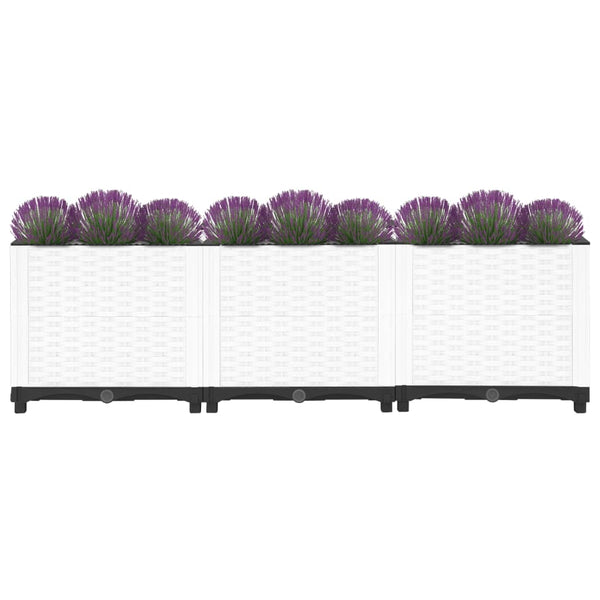 Vidaxl Raised Bed 120X40x38 Cm Polypropylene Raised Garden Beds