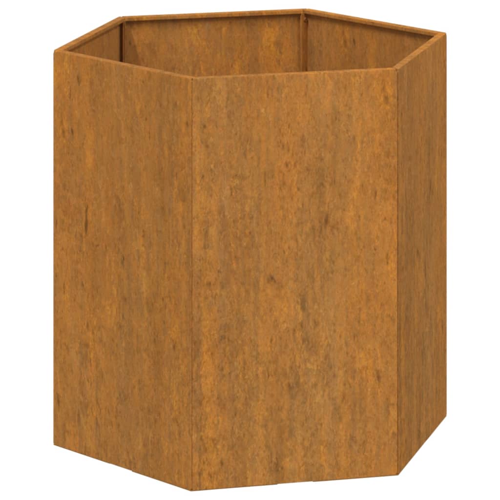 Planter Rusty 40X40x45 Cm Corten Steel Planters & Vases