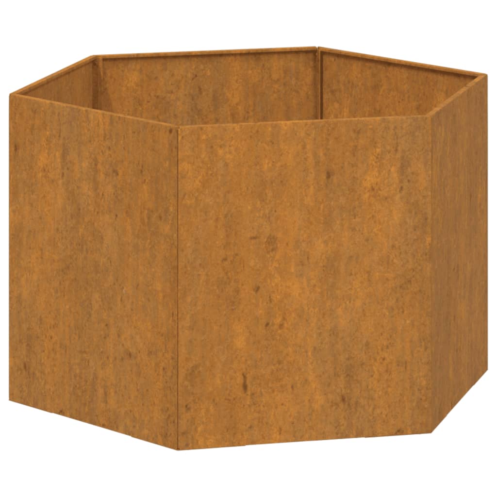 Planter Rusty 60X60x45 Cm Corten Steel Planters & Vases