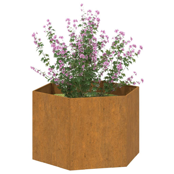 Planter Rusty 60X60x45 Cm Corten Steel Planters & Vases