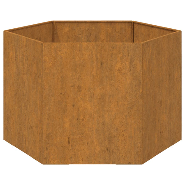 Planter Rusty 60X60x45 Cm Corten Steel Planters & Vases