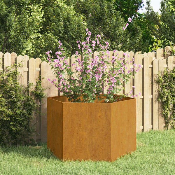 Planter Rusty 60X60x45 Cm Corten Steel Planters & Vases