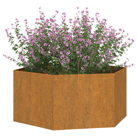 Planter Rusty 90X90x45 Cm Corten Steel Raised Garden Beds
