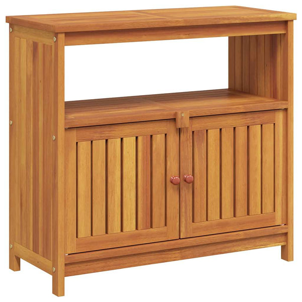 Vidaxl Garden Console Table 80X35x75 Cm Solid Wood Acacia Patio & Garden Tables