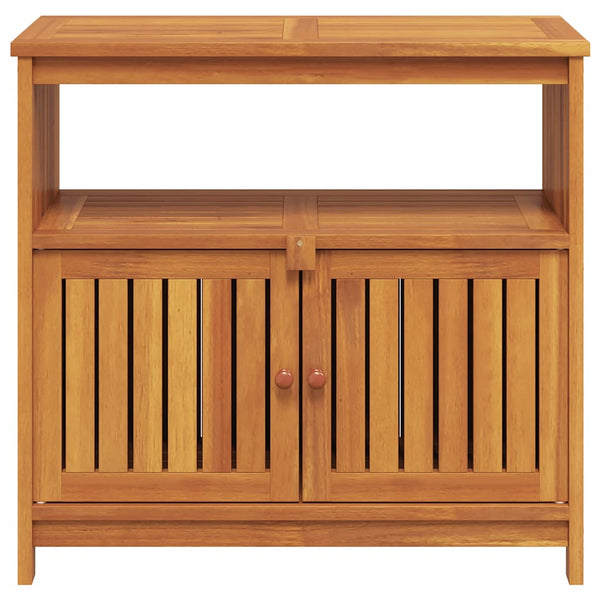 Vidaxl Garden Console Table 80X35x75 Cm Solid Wood Acacia Patio & Garden Tables
