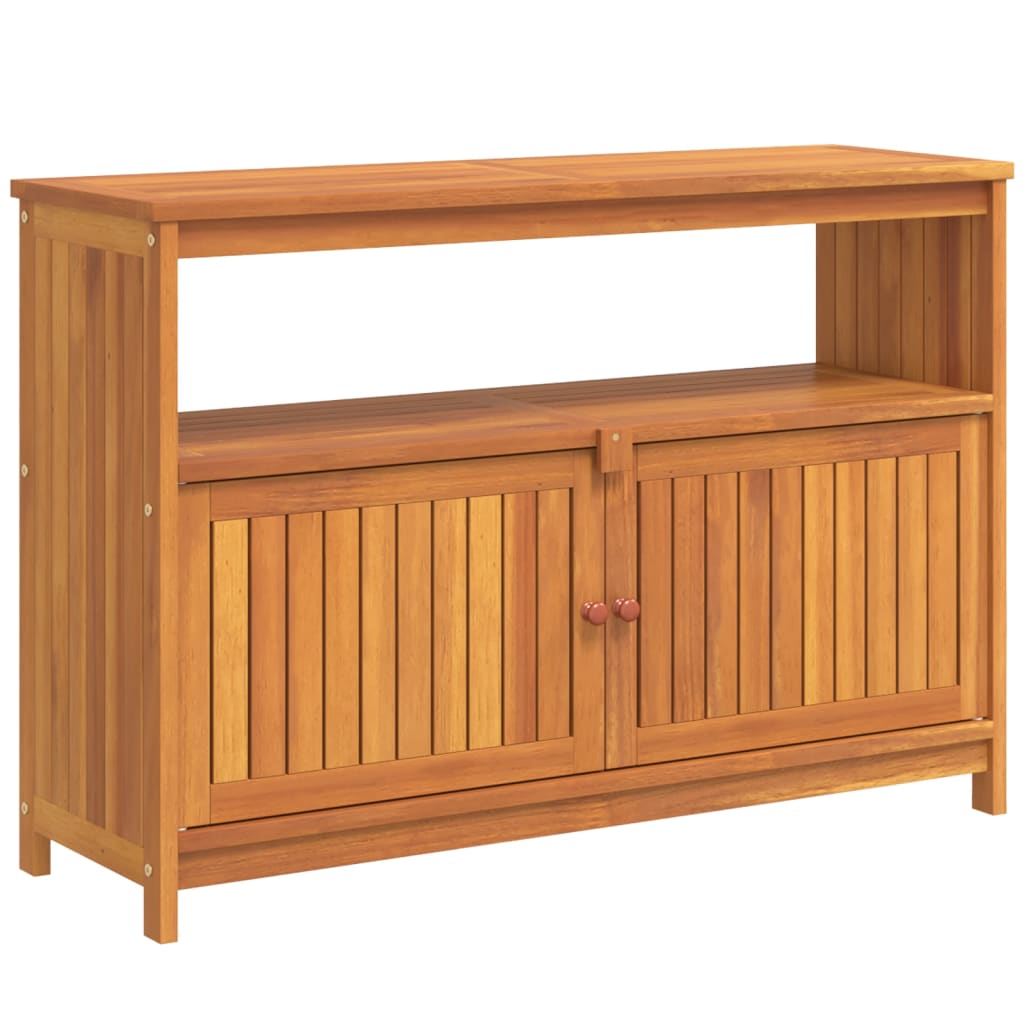 Garden Console Table 110X35x75 Cm Solid Wood Acacia Hall Tables