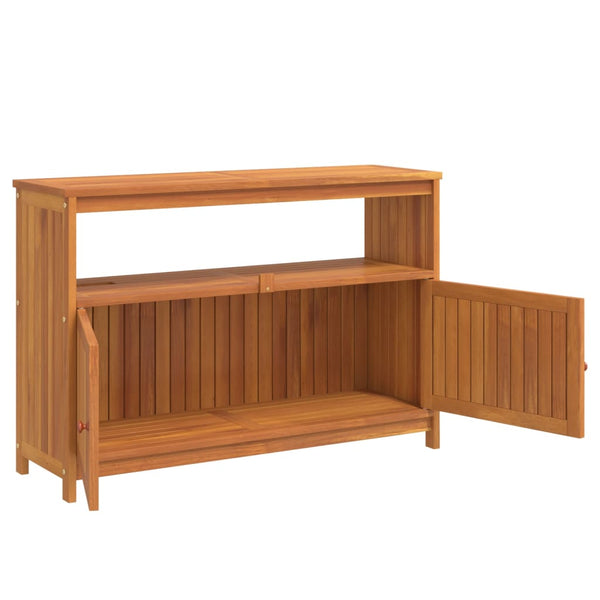 Garden Console Table 110X35x75 Cm Solid Wood Acacia Hall Tables