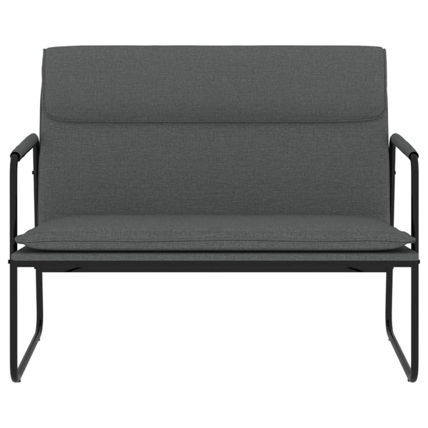 Bench Dark Grey 100X64x80 Cm Fabric Benches