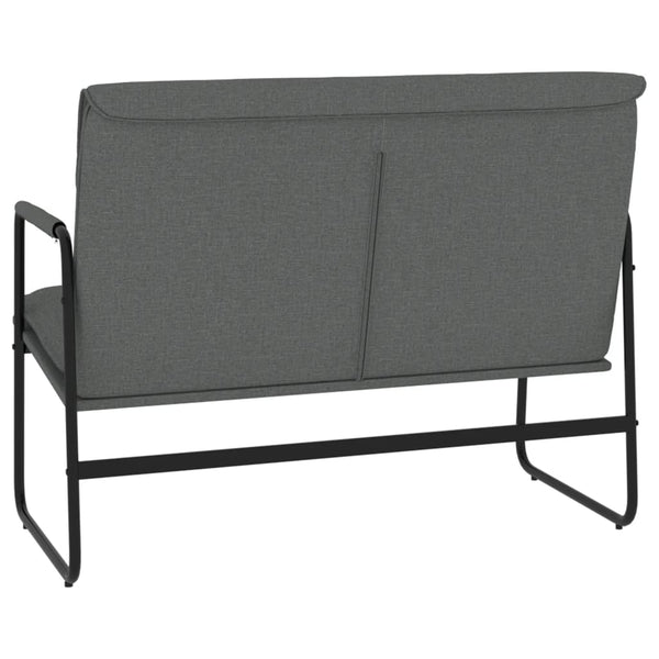 Bench Dark Grey 100X64x80 Cm Fabric Benches