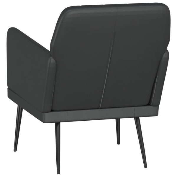 Sofas Armchairs & Couches Armchair Black 61X78x80 Cm Faux Leather