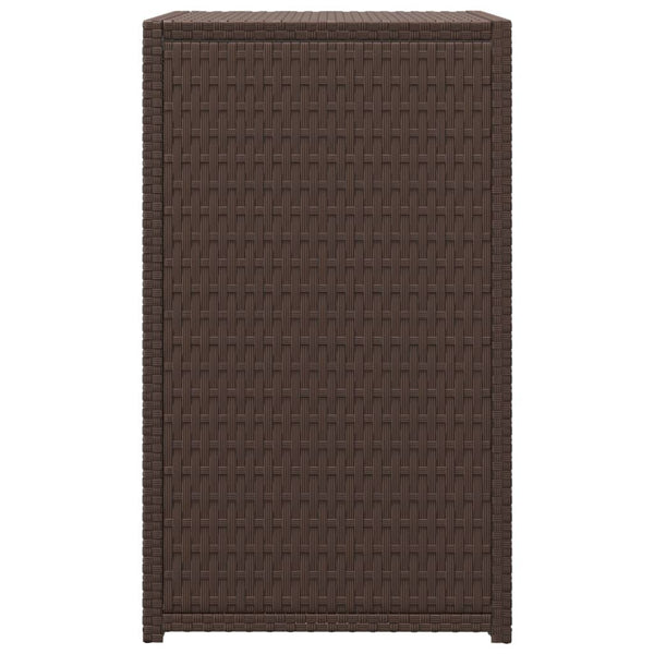 C Table Brown 40X35x60 Cm Poly Rattan Tables