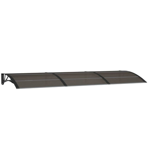 Door Canopy Black 300X100 Cm Polycarbonate Awning & Canopy Parts