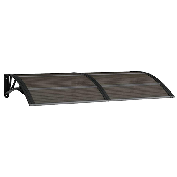 Vidaxl Door Canopy Black 150X75 Cm Polycarbonate Awning & Canopy Parts