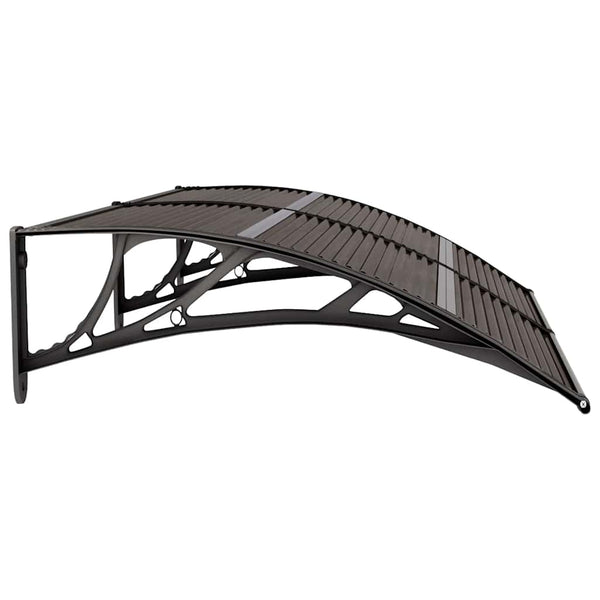 Vidaxl Door Canopy Black 150X75 Cm Polycarbonate Awning & Canopy Parts