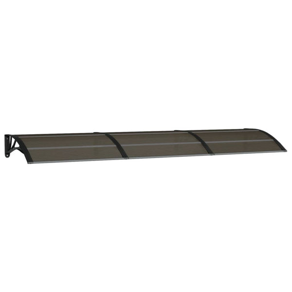Door Canopy Black 300X75 Cm Polycarbonate Awning & Canopy Parts