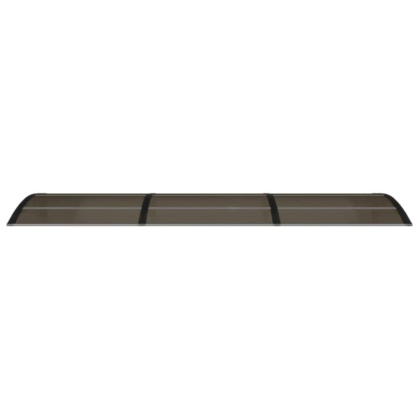 Door Canopy Black 300X75 Cm Polycarbonate Awning & Canopy Parts