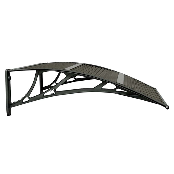 Vidaxl Door Canopy Black 80X75 Cm Polycarbonate Awning & Canopy Parts
