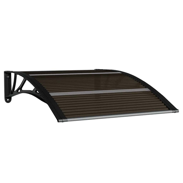 Vidaxl Door Canopy Black 100X75 Cm Polycarbonate Tent & Canopy Accessories