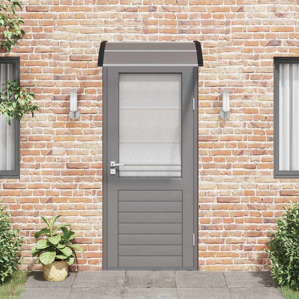 Vidaxl Door Canopy Black 100X75 Cm Polycarbonate Tent & Canopy Accessories
