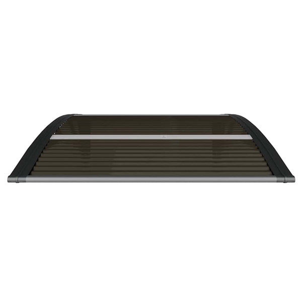 Vidaxl Door Canopy Black 100X75 Cm Polycarbonate Tent & Canopy Accessories