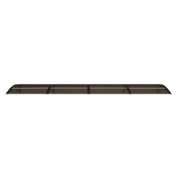 Vidaxl Door Canopy Black 350X75 Cm Polycarbonate Awning & Canopy Parts