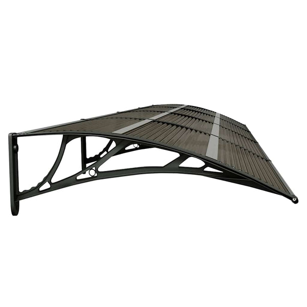 Vidaxl Door Canopy Black 350X75 Cm Polycarbonate Awning & Canopy Parts