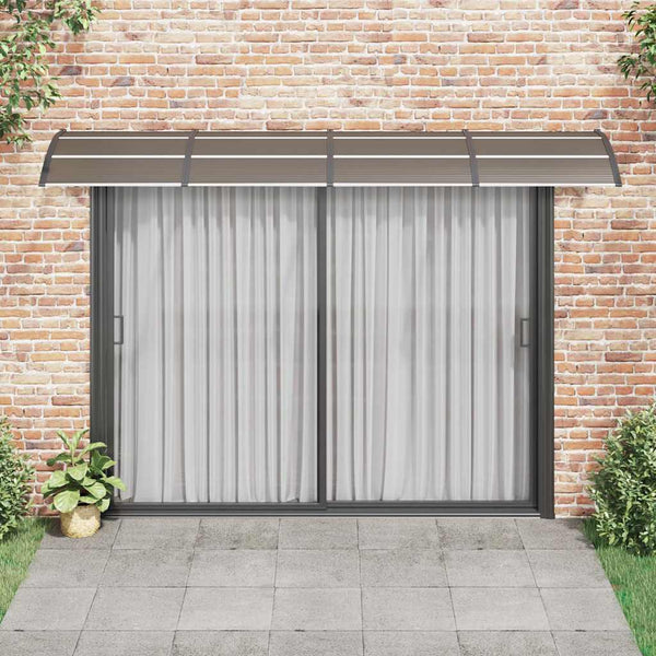 Vidaxl Door Canopy Black 350X100 Cm Polycarbonate Awning & Canopy Parts