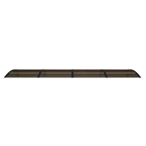 Vidaxl Door Canopy Black 350X100 Cm Polycarbonate Awning & Canopy Parts