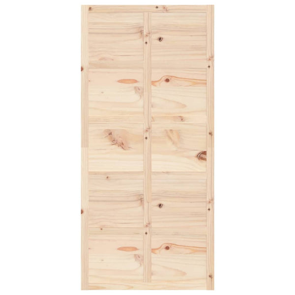 Barn Door 100X1.8X214 Cm Solid Wood Pine Barn Doors
