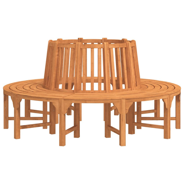 Vidaxl Round Tree Bench A208 Cm Solid Wood Eucalyptus Patio Benches