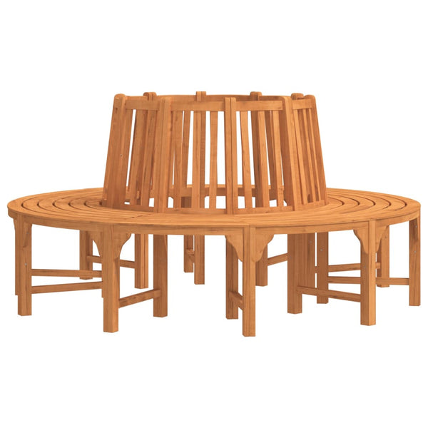 Vidaxl Round Tree Bench A208 Cm Solid Wood Eucalyptus Patio Benches
