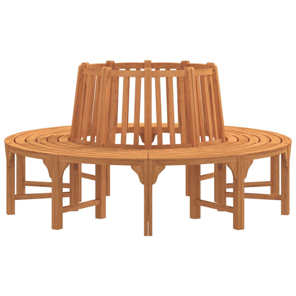 Vidaxl Round Tree Bench A208 Cm Solid Wood Eucalyptus Patio Benches