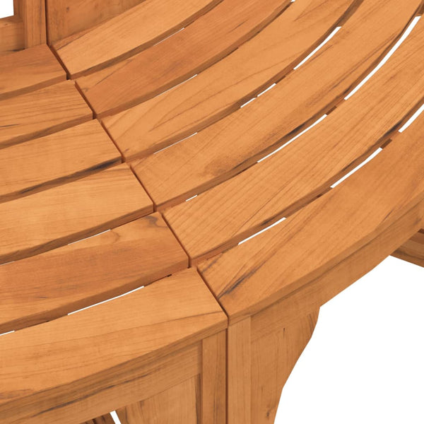 Vidaxl Round Tree Bench A208 Cm Solid Wood Eucalyptus Patio Benches